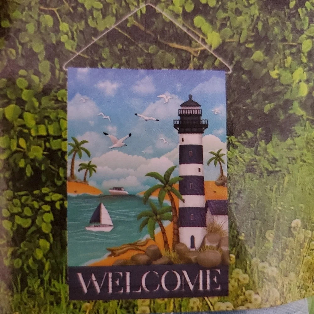 NWT Shore Living Garden Flag Porch Patio Gazebo Beach Home Decoration 12x18